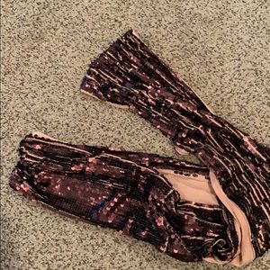 Sequins infinity scarf